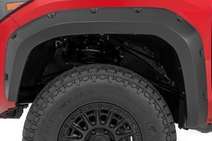 Toyota Tacoma Pocket Fender Flares - Rough Country - Simulated Riveted Look - 2024+